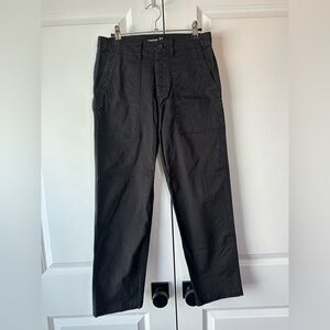 JOHNNY WAS PETE & GRETA CARRIE CARGO PANT BLACK KHAKI (SIZE 0)